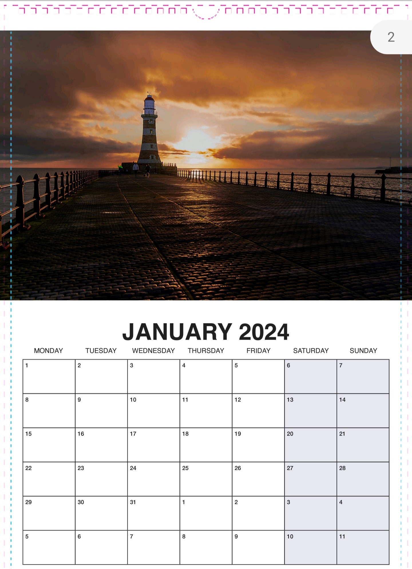 Northeast Landscapes Calendar 2024